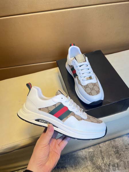 2025年4月11日入荷新品Gucciカジュアルシューズ/スニーカー｜メンズ革靴本革製ギフト/誕生日/TL工場