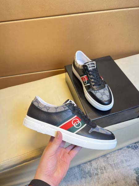 2025年4月11日入荷新品Gucciカジュアルシューズ/スニーカー｜メンズ革靴本革製ギフト/誕生日/TL工場