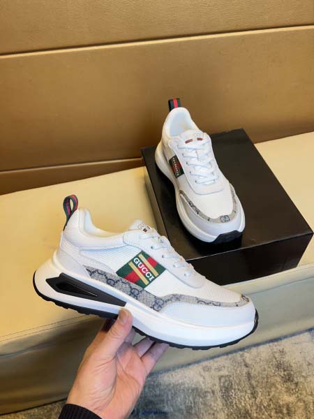 2025年4月11日入荷新品Gucciカジュアルシューズ/スニーカー｜メンズ革靴本革製ギフト/誕生日/TL工場