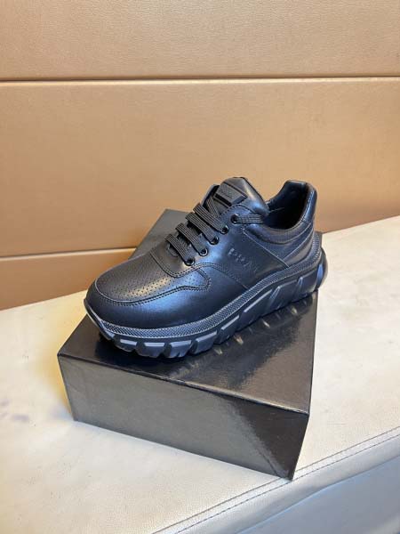 2025年4月11日入荷新品Pradaカジュアルシューズ/スニーカー｜メンズ革靴本革製ギフト/誕生日/TL工場