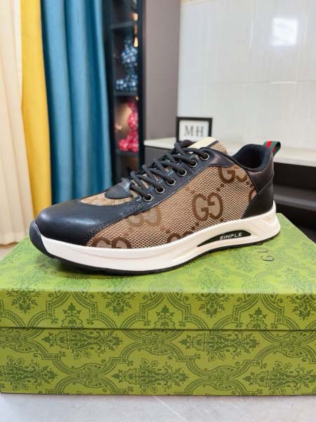 2025年4月11日入荷新品GUCCIカジュアルシューズ/スニーカー｜メンズ革靴本革製ギフト/誕生日/TL工場