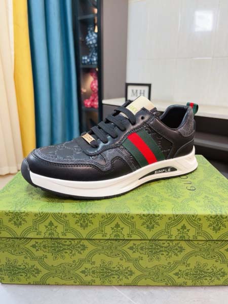 2025年4月11日入荷新品GUCCIカジュアルシューズ/スニーカー｜メンズ革靴本革製ギフト/誕生日/TL工場