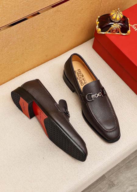 2025年4月11日入荷新品Ferragamoカジュアルシューズ/スニーカー｜メンズ革靴本革製ギフト/誕生日/TL工場