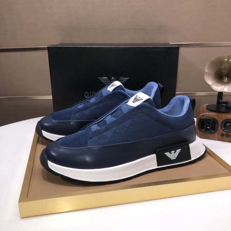 2025年4月11日入荷新品ARMANIカジュアルシューズ/スニーカー｜メンズ革靴本革製ギフト/誕生日/TL工場