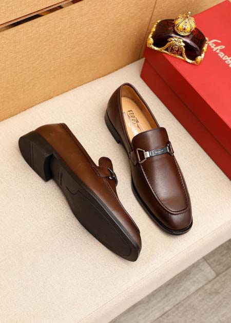 2025年4月11日入荷新品Ferragamoカジュアルシューズ/スニーカー｜メンズ革靴本革製ギフト/誕生日/TL工場