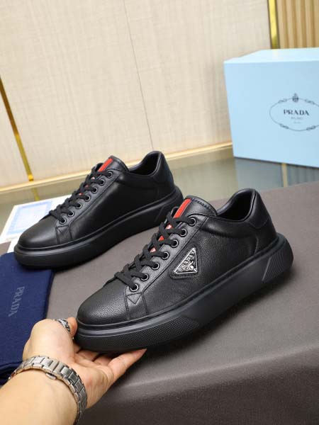 2025年4月11日入荷新品Pradaカジュアルシューズ/スニーカー｜メンズ革靴本革製ギフト/誕生日/TL工場