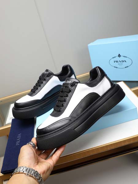2025年4月11日入荷新品Pradaカジュアルシューズ/スニーカー｜メンズ革靴本革製ギフト/誕生日/TL工場