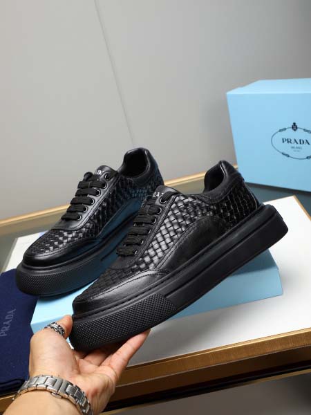 2025年4月11日入荷新品Pradaカジュアルシューズ/スニーカー｜メンズ革靴本革製ギフト/誕生日/TL工場