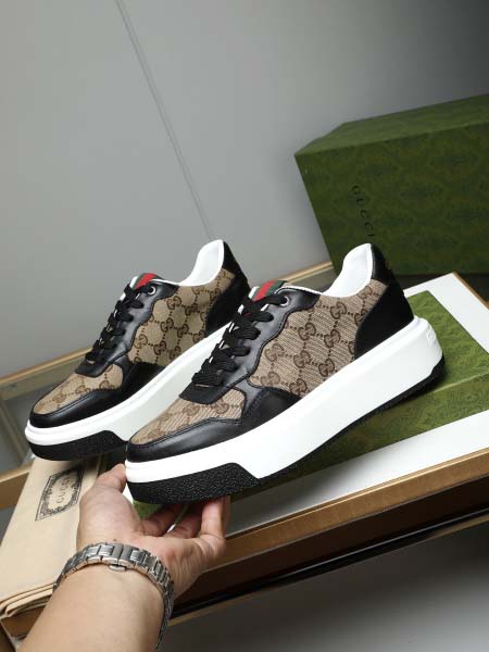 2025年4月11日入荷新品GUCCIカジュアルシューズ/スニーカー｜メンズ革靴本革製ギフト/誕生日/TL工場