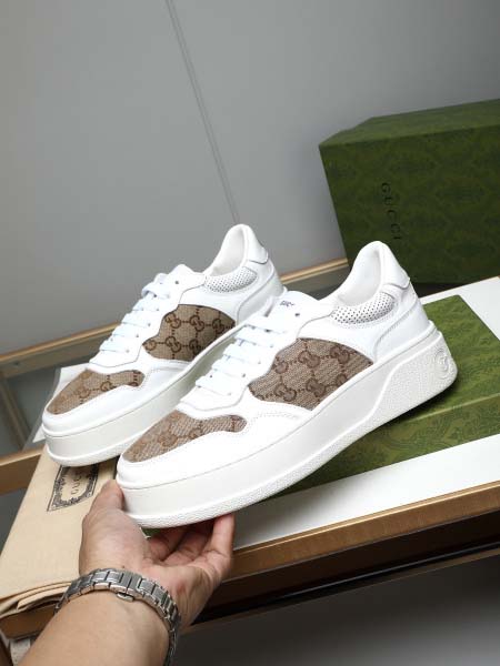 2025年4月11日入荷新品Gucciカジュアルシューズ/スニーカー｜メンズ革靴本革製ギフト/誕生日/TL工場