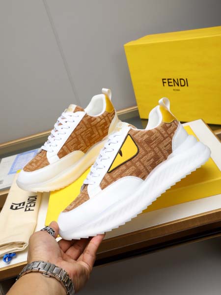 2025年4月11日入荷新品Fendiカジュアルシューズ/スニーカー｜メンズ革靴本革製ギフト/誕生日/TL工場