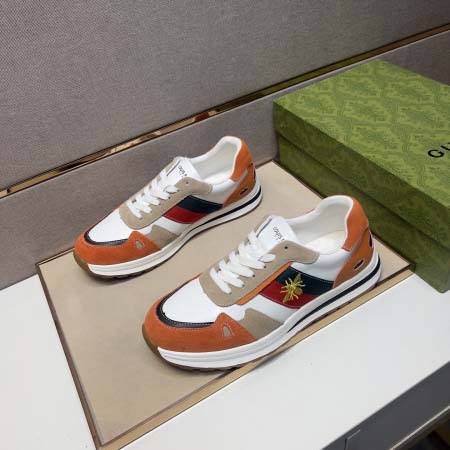 2025年4月11日入荷新品Gucciカジュアルシューズ/スニーカー｜メンズ革靴本革製ギフト/誕生日/TL工場