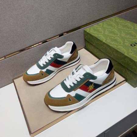 2025年4月11日入荷新品Gucciカジュアルシューズ/スニーカー｜メンズ革靴本革製ギフト/誕生日/TL工場