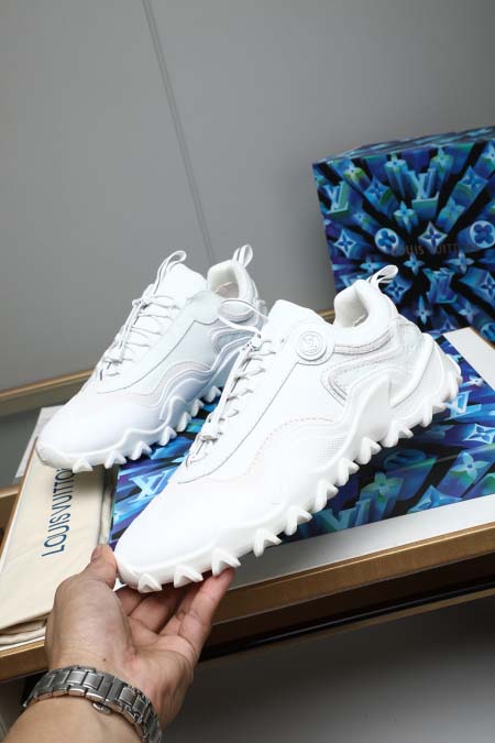 2025年4月11日入荷新品Louis Vuittonカジュアルシューズ/スニーカー｜メンズ革靴本革製ギフト/誕生日/TL工場