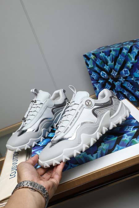 2025年4月11日入荷新品Louis Vuittonカジュアルシューズ/スニーカー｜メンズ革靴本革製ギフト/誕生日/TL工場