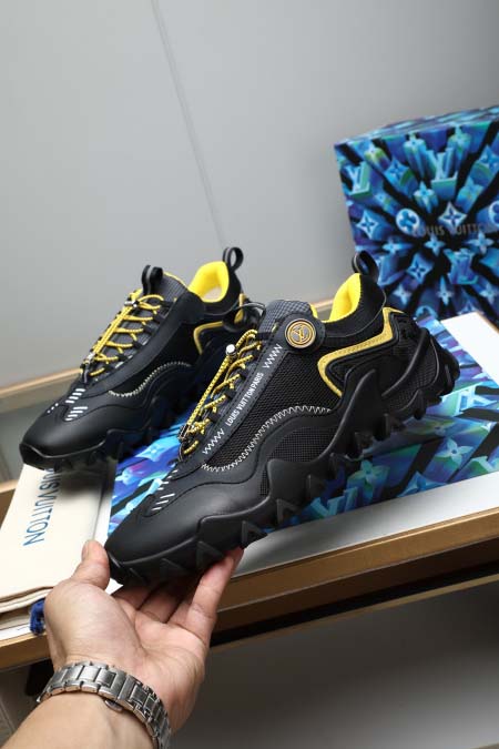 2025年4月11日入荷新品Louis Vuittonカジュアルシューズ/スニーカー｜メンズ革靴本革製ギフト/誕生日/TL工場