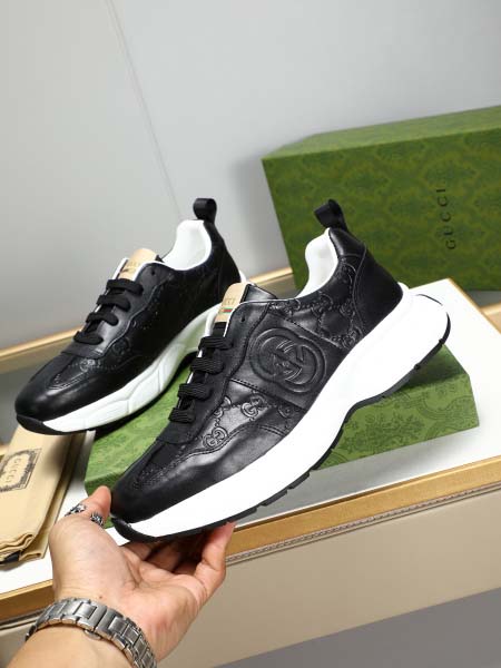 2025年4月11日入荷新品Gucciカジュアルシューズ/スニーカー｜メンズ革靴本革製ギフト/誕生日/TL工場