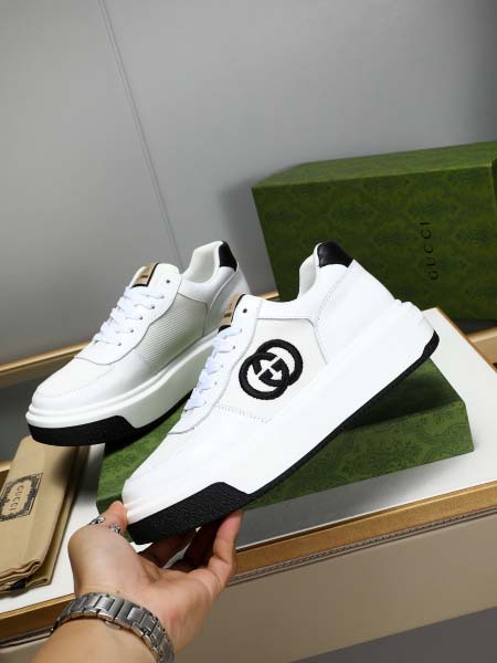 2025年4月11日入荷新品GUCCIカジュアルシューズ/スニーカー｜メンズ革靴本革製ギフト/誕生日/TL工場