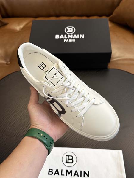 2025年4月11日入荷新品BALMAINカジュアルシューズ/スニーカー｜メンズ革靴本革製ギフト/誕生日/TL工場