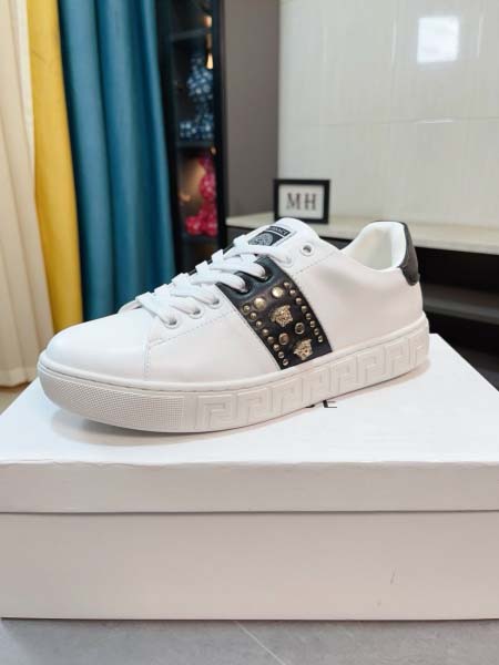 2025年4月11日入荷新品Versaceカジュアルシューズ/スニーカー｜メンズ革靴本革製ギフト/誕生日/TL工場