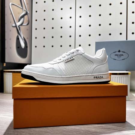 2025年4月11日入荷新品Pradaカジュアルシューズ/スニーカー｜メンズ革靴本革製ギフト/誕生日/TL工場