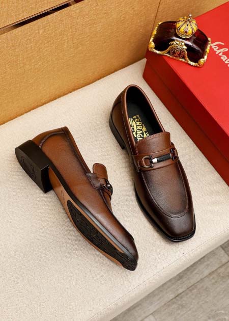 2025年4月11日入荷新品Ferragamoカジュアルシューズ/スニーカー｜メンズ革靴本革製ギフト/誕生日/TL工場