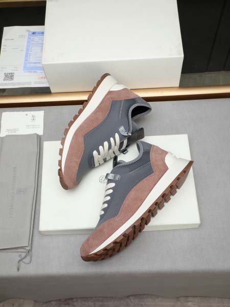 2025年4月11日入荷新品Brunello Cucinelliカジュアルシューズ/スニーカー｜メンズ革靴本革製ギフト/誕生日/TL工場