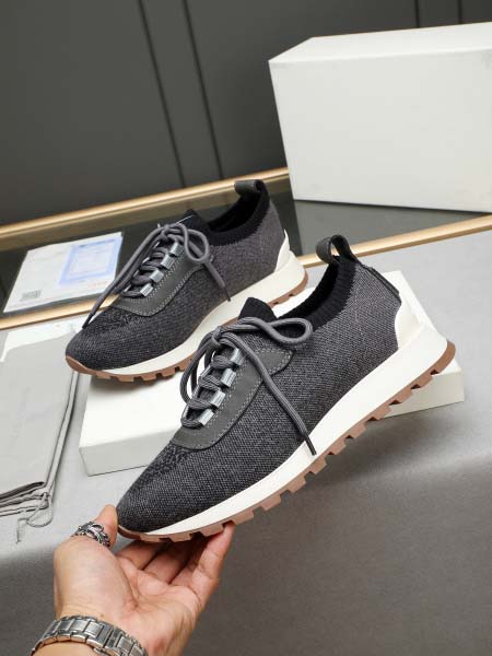 2025年4月11日入荷新品Brunello Cucinelliカジュアルシューズ/スニーカー｜メンズ革靴本革製ギフト/誕生日/TL工場