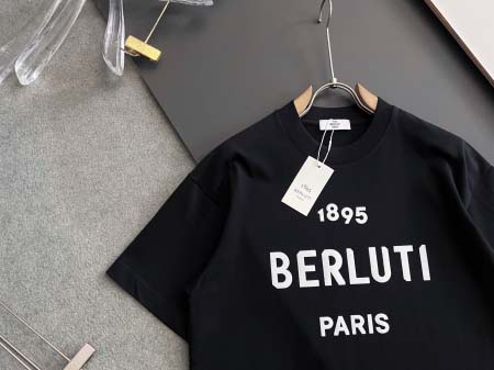 2025年4月14日入荷春夏 新作Berluti 半袖 tシャツ高級なプレゼント/誕生日プレゼント/高品質/メンツ/記念品/ wenzhou工場