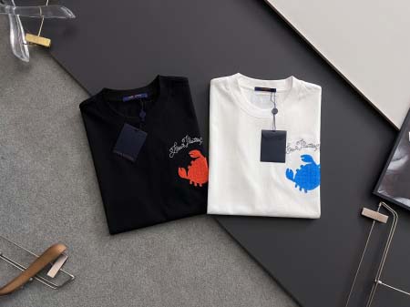 2025年4月14日入荷春夏 新作Louis Vuitton半袖 tシャツ高級なプレゼント/誕生日プレゼント/高品質/メンツ/記念品/ wenzhou工場