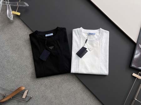 2025年4月14日入荷春夏 新作Prada半袖 tシャツ高級なプレゼント/誕生日プレゼント/高品質/メンツ/記念品/ wenzhou工場