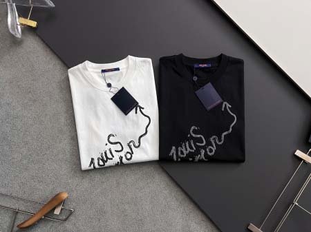 2025年4月14日入荷春夏 新作Louis Vuitton半袖 tシャツ高級なプレゼント/誕生日プレゼント/高品質/メンツ/記念品/ wenzhou工場