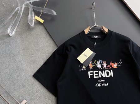 2025年4月14日入荷春夏 新作Fendi半袖 tシャツ高級なプレゼント/誕生日プレゼント/高品質/メンツ/記念品/ wenzhou工場