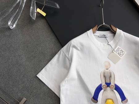 2025年4月14日入荷春夏 新作LOEWE半袖 tシャツ高級なプレゼント/誕生日プレゼント/高品質/メンツ/記念品/ wenzhou工場