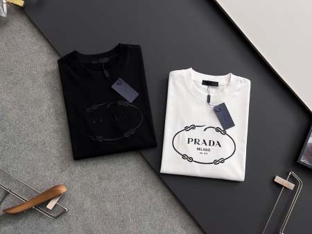2025年4月14日入荷春夏 新作Prada半袖 tシャツ高級なプレゼント/誕生日プレゼント/高品質/メンツ/記念品/ wenzhou工場