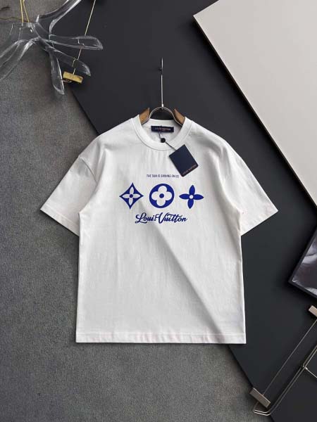 2025年4月15日入荷春夏 新作Louis Vuitton半袖 tシャツ高級なプレゼント/誕生日プレゼント/高品質/メンツ/記念品/ wenzhou工場