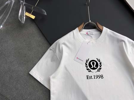 2025年4月15日入荷春夏 新作lulu半袖 tシャツ高級なプレゼント/誕生日プレゼント/高品質/メンツ/記念品/ wenzhou工場