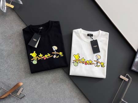 2025年4月15日入荷春夏 新作Fendi半袖 tシャツ高級なプレゼント/誕生日プレゼント/高品質/メンツ/記念品/ wenzhou工場
