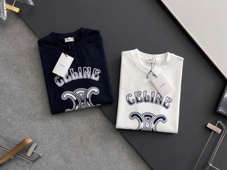 2025年4月15日入荷春夏 新作celine半袖 tシャツ高級なプレゼント/誕生日プレゼント/高品質/メンツ/記念品/ wenzhou工場