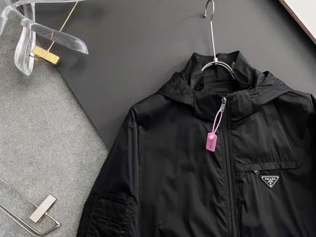 2025年4月15日入荷春夏 新作Pradaジャケット高級なプレゼント/誕生日プレゼント/高品質/メンツ/記念品/ wenzhou工場