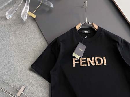 2025年4月15日入荷春夏 新作Fendi半袖 tシャツ高級なプレゼント/誕生日プレゼント/高品質/メンツ/記念品/ wenzhou工場