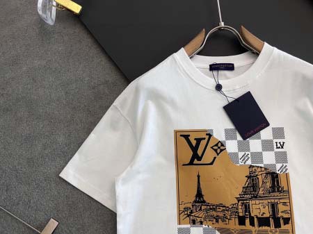 2025年4月15日入荷春夏 新作Louis Vuitton半袖 tシャツ高級なプレゼント/誕生日プレゼント/高品質/メンツ/記念品/ wenzhou工場