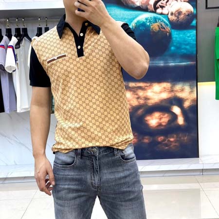 2025年4月9日入荷新作Gucci半袖ポロシャツ 超厳選★誕生日プレゼント/結婚祝い/内祝い/贈り物/YI+YI工場48-56