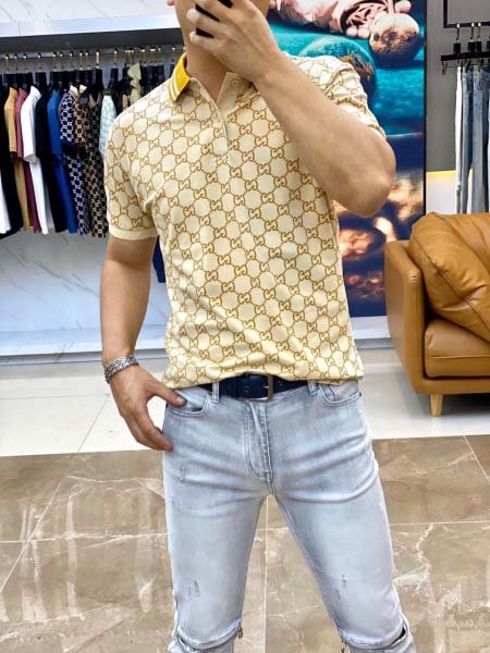 2025年4月9日入荷新作Gucci半袖ポロシャツ 超厳選★誕生日プレゼント/結婚祝い/内祝い/贈り物/YI+YI工場48-56