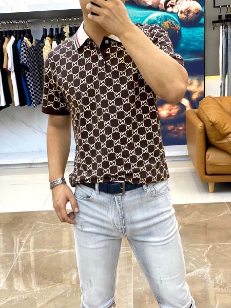 2025年4月9日入荷新作Gucci半袖ポロシャツ 超厳選★誕生日プレゼント/結婚祝い/内祝い/贈り物/YI+YI工場48-56