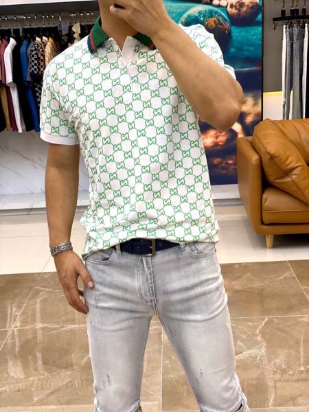 2025年4月9日入荷新作Gucci半袖ポロシャツ 超厳選★誕生日プレゼント/結婚祝い/内祝い/贈り物/YI+YI工場48-56