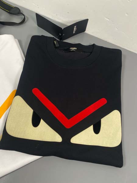 2025年4月19日入荷新作Fendi半袖Tシャツ 超厳選★誕生日プレゼント/結婚祝い/内祝い/贈り物/YI+YI工場S-XXL