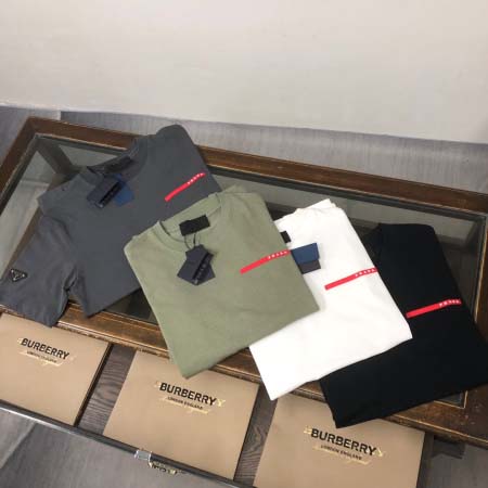 2025年4月21日入荷新作Prada半袖 Tシャツ★誕生日プレゼント/結婚祝い/内祝い/贈り物/LD工場S-XL