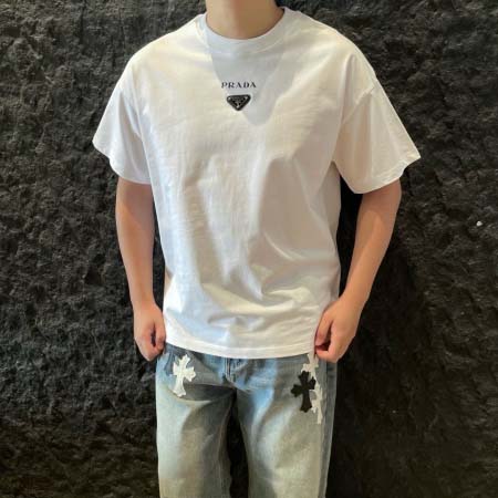 2025年4月21日入荷新作Prada半袖 Tシャツ★誕生日プレゼント/結婚祝い/内祝い/贈り物/LD工場S-XXL