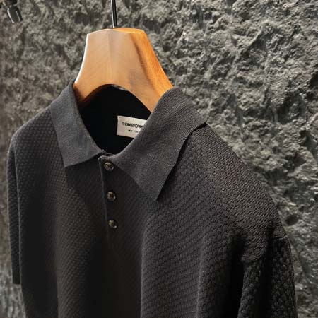 2025年4月21日入荷新作Thom Browneニット半袖 Tシャツ★誕生日プレゼント/結婚祝い/内祝い/贈り物/LD工場M-3XL